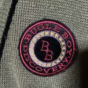 Vintage Bugle Boy cardigan, size L